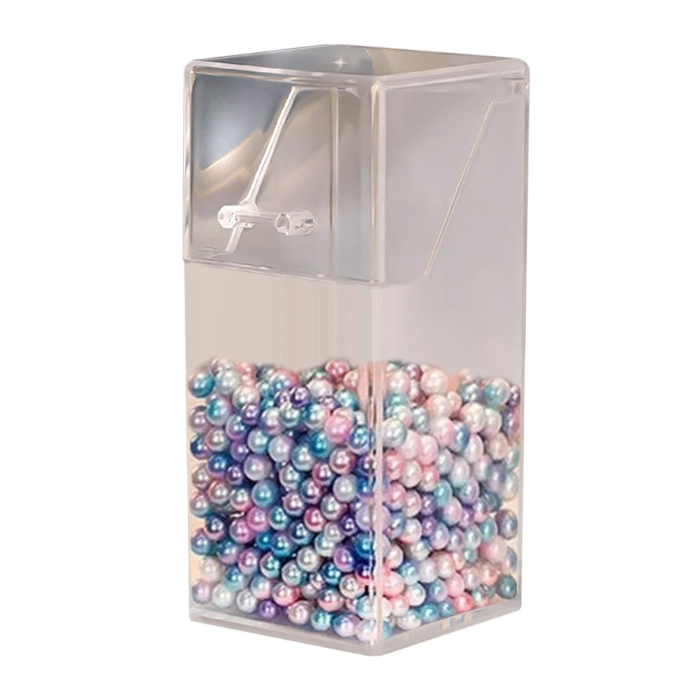

Desktop Storage Box Square/Round/Hexagonal Makeup Brushes Holder Transparent Acrylic Cosmetic Flip Top Storage Tube BOM666