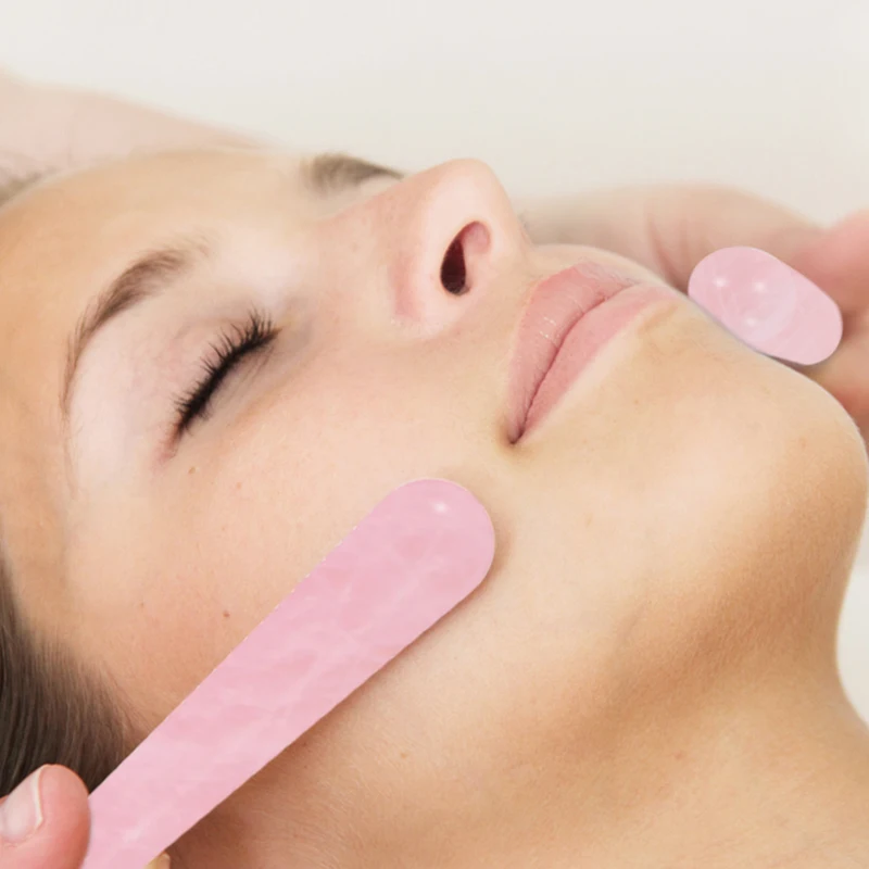

Natural Rose Quartz Gouache Scraper Jade Gua Sha Board Plate Guasha Stone Massage Face Massager Tool For Face Neck Back Body