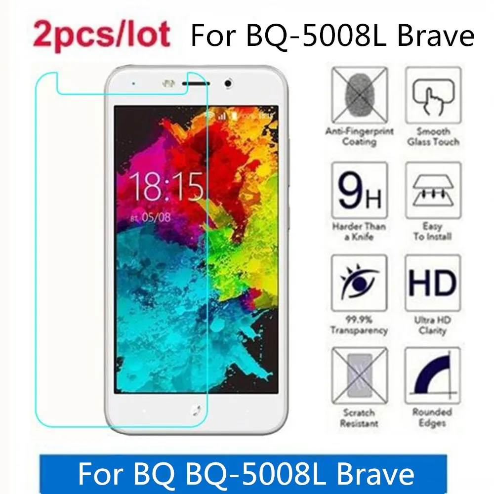 Закаленное стекло для BQ Премиум Защитная пленка 2.5D BQ-5008L защитная | Мобильные