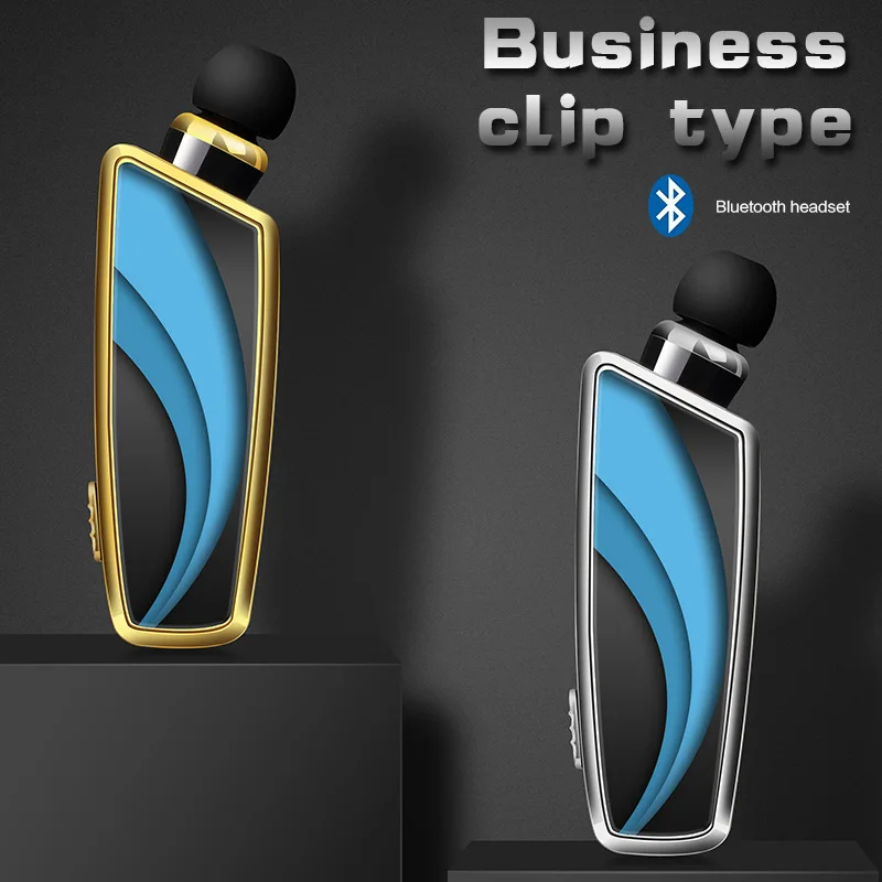 

Беспроводные автоматические деловые наушники с зажимом для воротника, легкая портативная Bluetooth-гарнитура с шумоподавлением