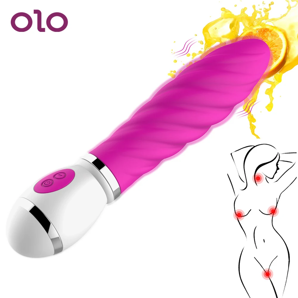 Оло фаллоимитатор вибратор вращение на 360 градусов волшебная палочка 12 Скоростей