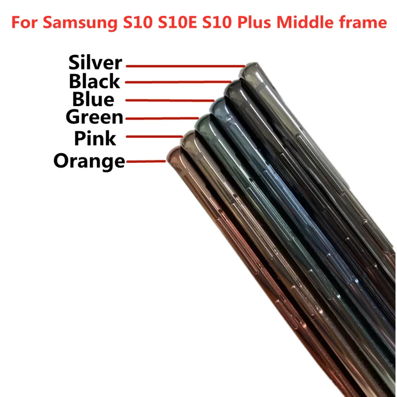 

For Samsung galaxy S10 G973 S10E G970 S10Plus G975 Middle Frame Midplate Bezel Chassis Housing Parts