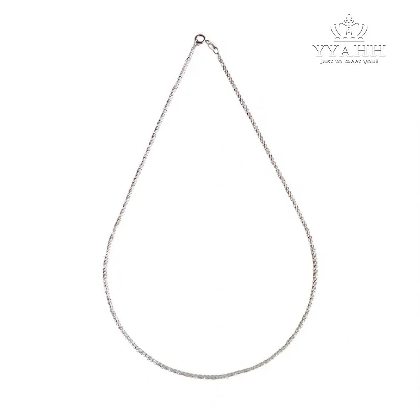 

Niche S925 Sparkling Sparkling Clavicle Chain, Plain Chain Necklace Nude Chain Female