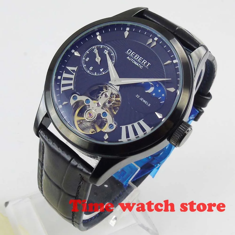 Новинка 2019 41 мм мужские часы с pvd покрытием золотые серебряные водонепроницаемые