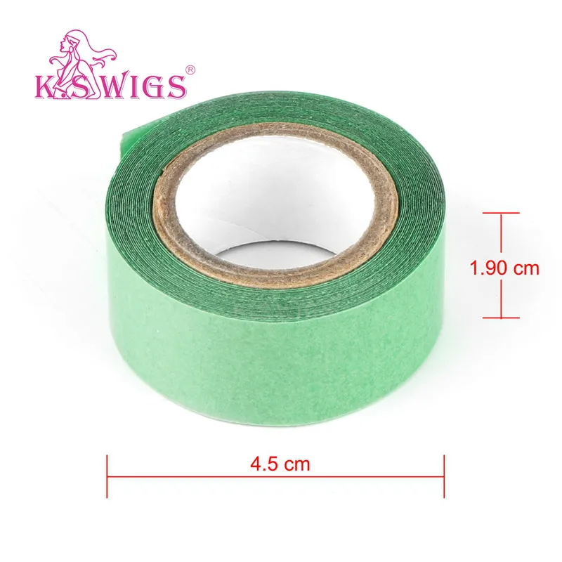 1.9cm-3Y K.S парики легко зеленый США ходунки двусторонний скотч лента для кожи уток человеческих волос для наращивания 3 размера Avaliable - Цвет: 1.9cm-3Y