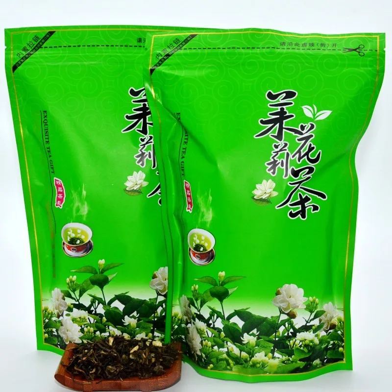 

2021 China Jasmine Flower Green -Tea 250g Real Organic New Early Spring Jasmine -Tea for Weight Loss Health Care