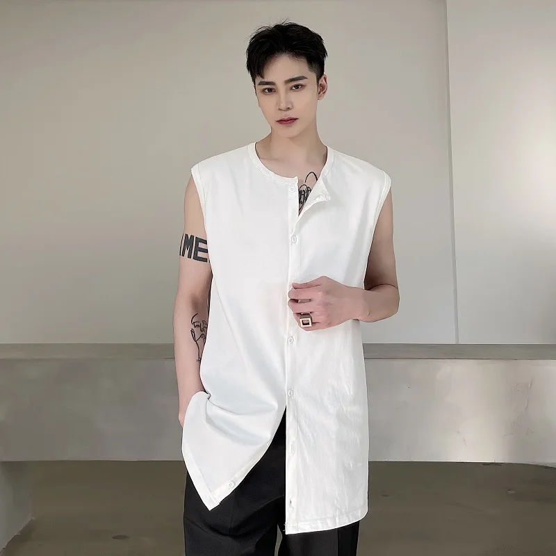 Мужской кардиган без рукавов