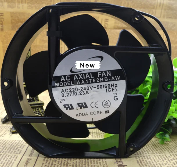 

For ADDA AA1752HB-AT AC 220-240V 0.27/0.23A 50/60Hz 172x172x51 Server Cooling Fan