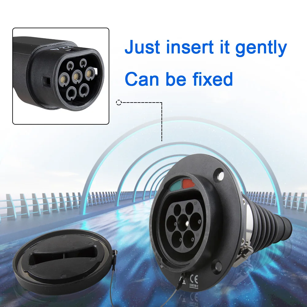 Электрическое зарядное устройство для электромобиля EVSE зарядный кабель типа 2