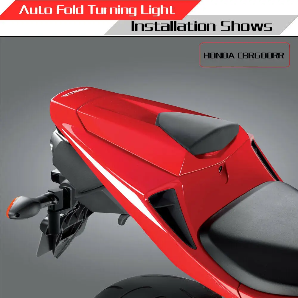 

Motorbike Electric Auto Fold Flip Turn Signal Light Indicator Amber Lights For Honda CBR1000RR SP/Fireblade