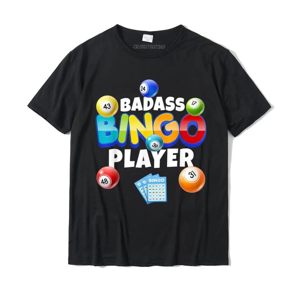 

Забавная футболка для игры в бинго Badass, подарок для любителей, смешные футболки с юмором, хлопковые мужские топы, рубашки, сумасшедшие футболки, милые футболки в стиле хип-хоп