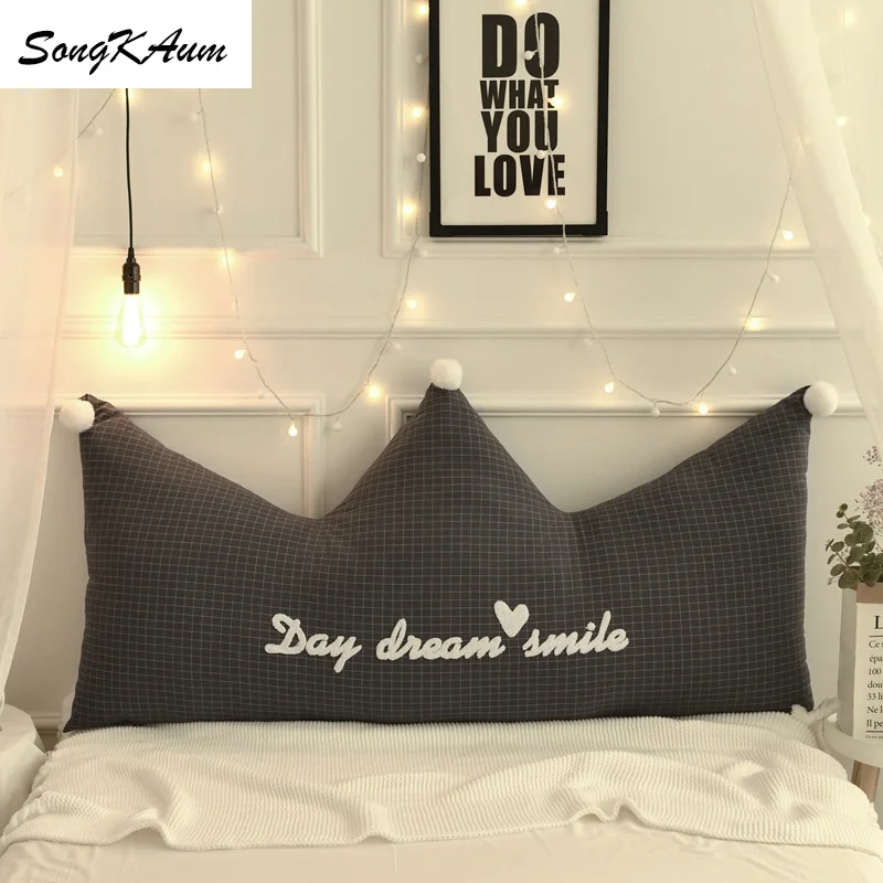 Детские длинные прикроватные подушки SongKAum из 100% хлопка с наполнителем простые