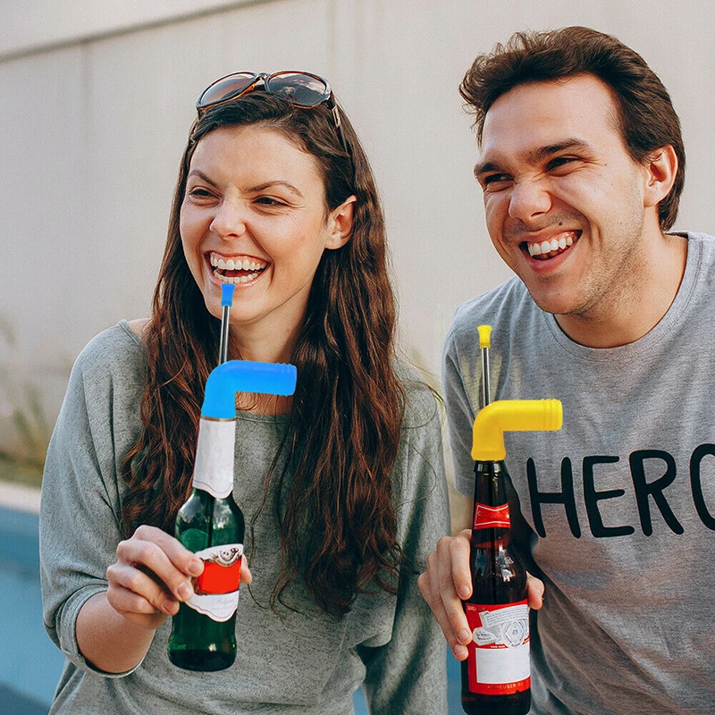 1 шт. соломинка для подводного плавания пива воронка Бонга Slammer двойное снорклинг