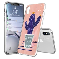 cute clear plants apply mask cactus case for iphone 11 12 13 pro xs max 6 7 8 plus x xr 5s se 2020 transparent shockproof cover