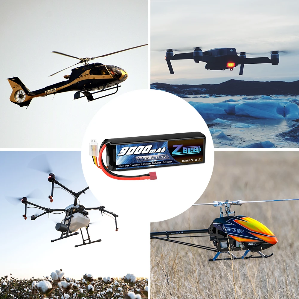 zeee 111 v 100c 9000mah 3s lipo батарея deans разъем с мета