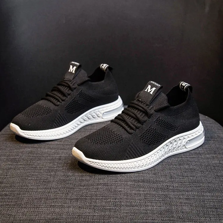 Сетчатые женские кроссовки дышащая женская обувь на плоской подошве легкая