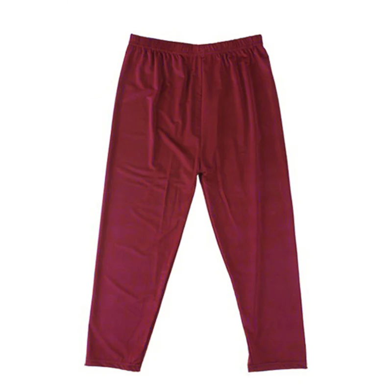 

2019 Summer Girls Women Calf Length Legging Bottoms High Waist Fitness Legging Casual Candy Color Cropped Leggings For Girl