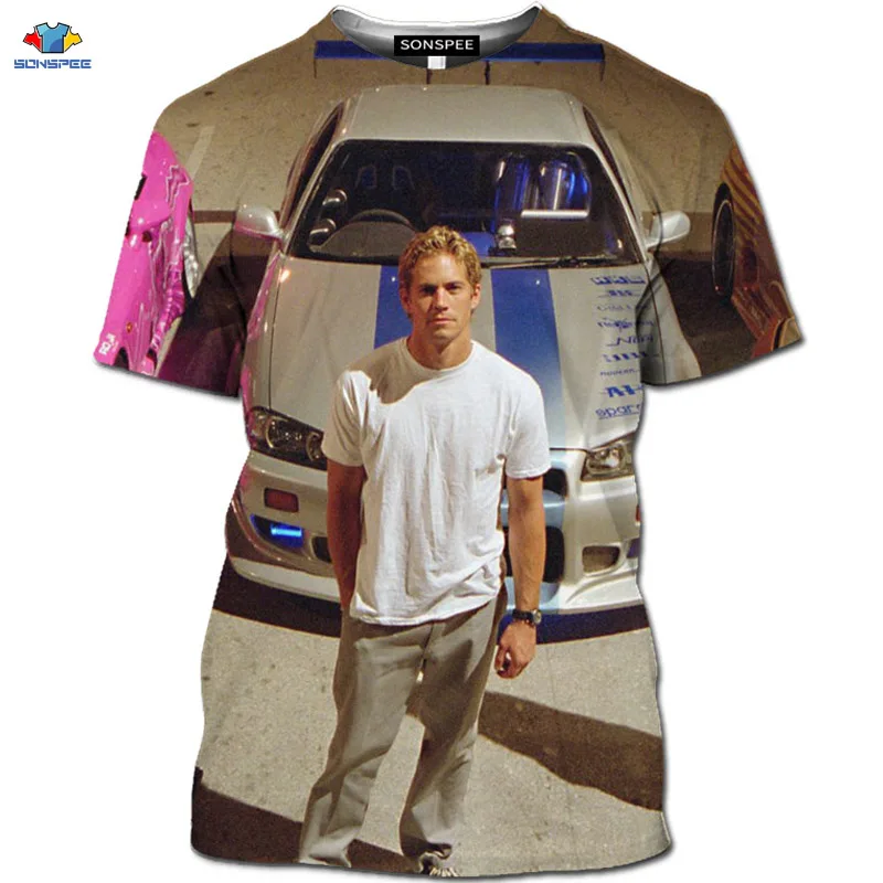 Футболка SONSPEE 3D из фильма Страсти и Форсаж футболка для мотоциклистов шоу судьба