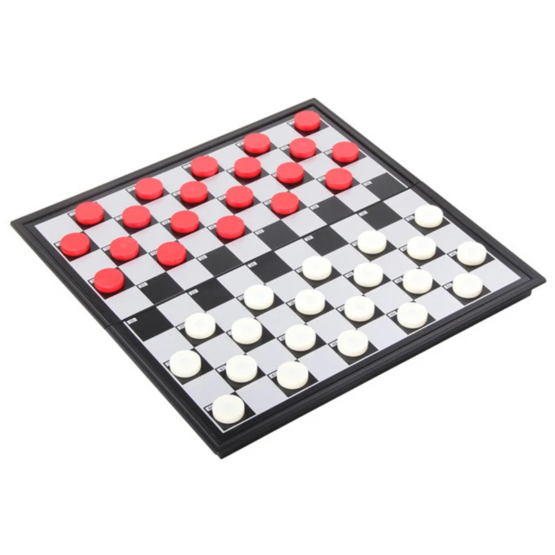 Портативная Магнитная складная доска шахматный набор 100 из сетки 25*25*2 см для