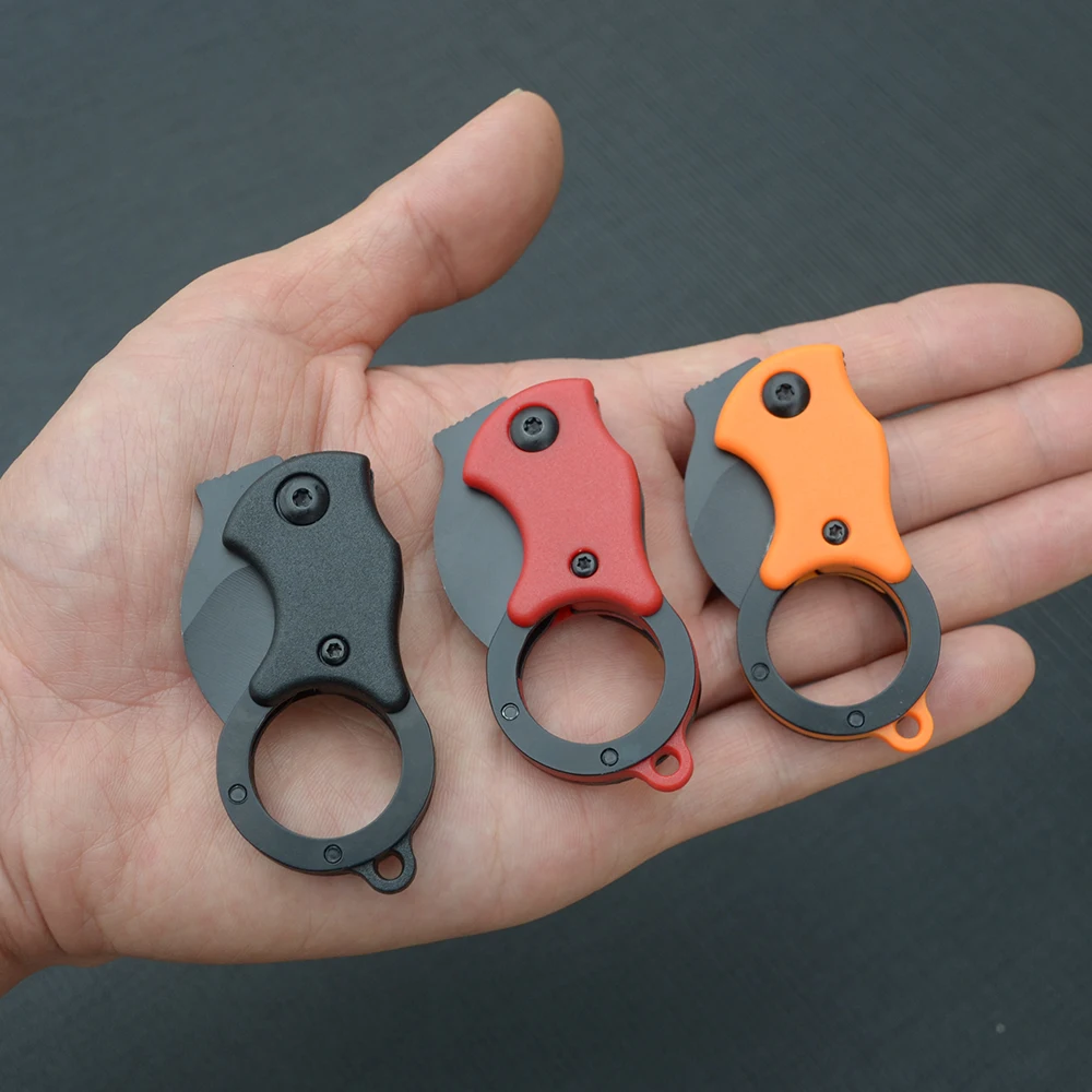 Портативный мини карманный складной нож с EDC коготь подвесной шейный брелок для