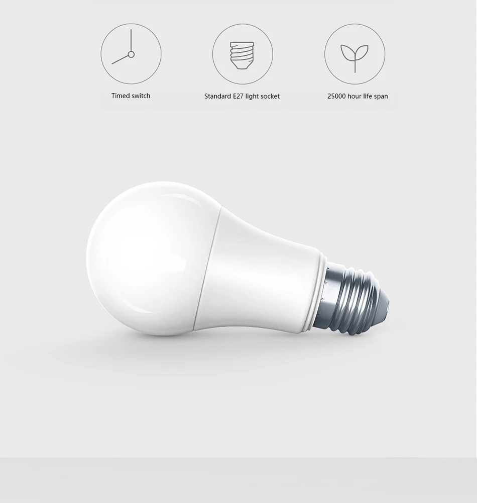 Умная лампа Aqara Белая светодиодная работает с комплектом умного дома xiaomi