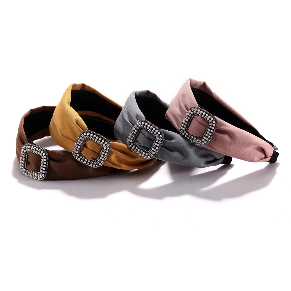 

Однотонные квадратные Искусственные женские резинки для волос, аксессуары для волос для вечеринок, головные уборы