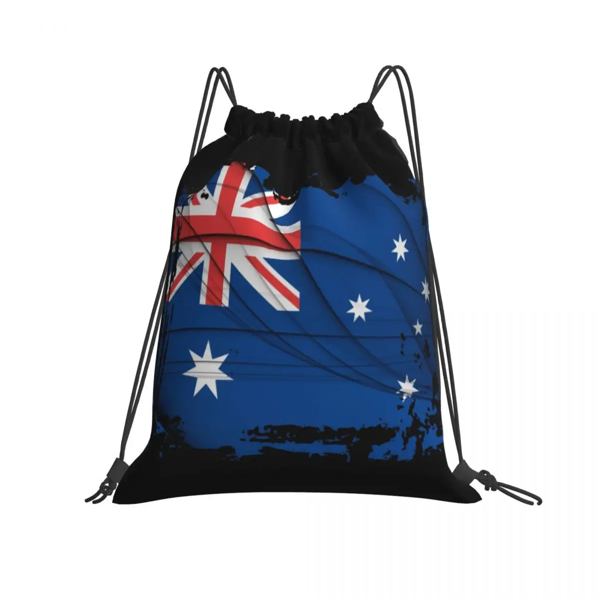 

Drawstring Bags Gym Bag Australian Flag Novelty Backpack R333 Knapsack Funny Novelty