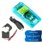 Pзем 004T Модуль амперметра, однофазный ваттметр, измеритель кВтч, TTL Modbus-RTU 220 В А, измеритель напряжения, частоты и энергии