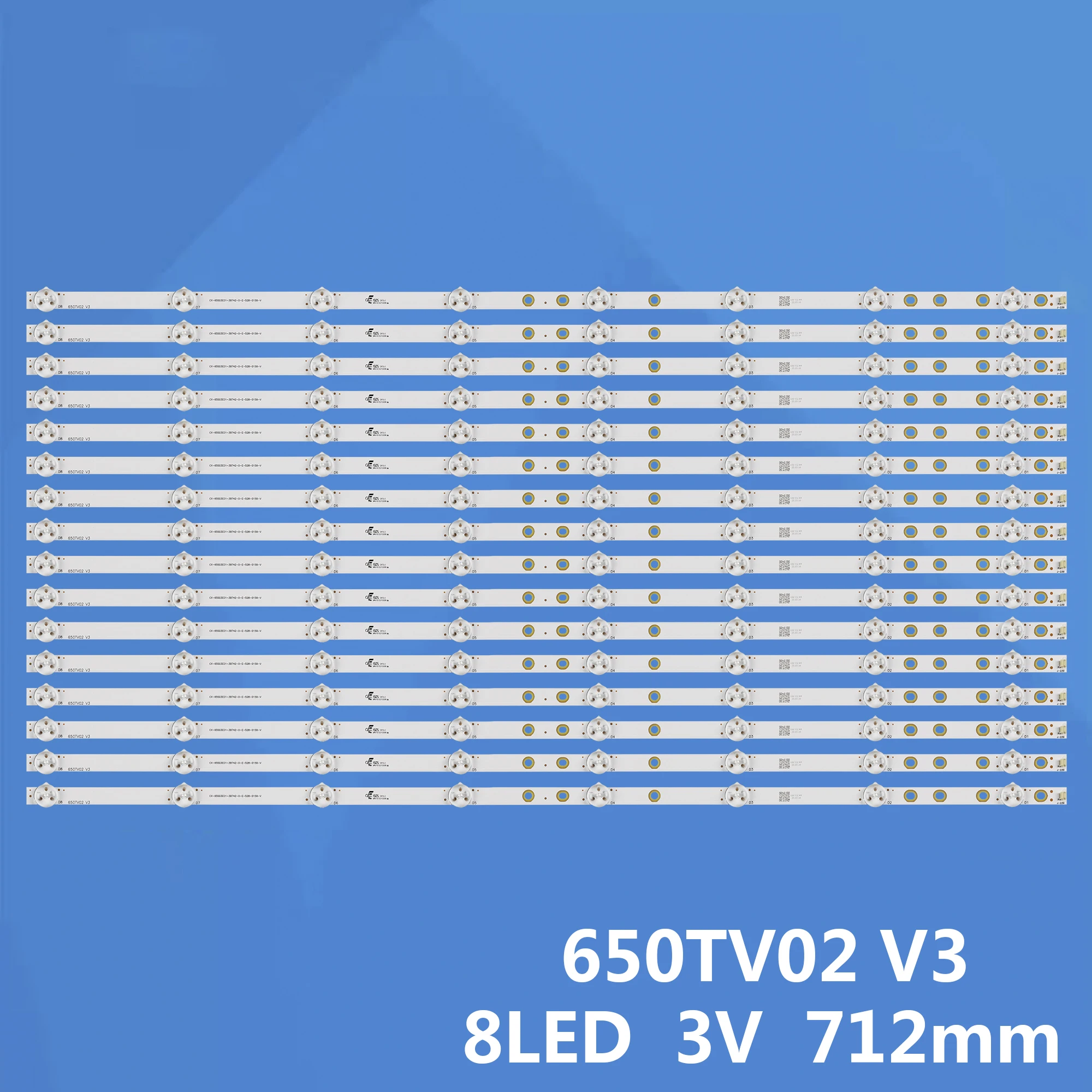 Светодиодный Подсветка полоса 8 лампа для Sony 65 &quotТВ CX-65S03E01 KDL-65W855C KDL-65W859C KDL-65W857C 650