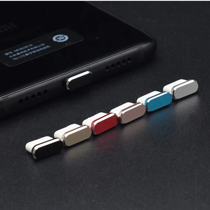 

Compatible with All Type-C Ports Dustproof Parts for Smartphone Tablet Universal Aluminum Type-C Dust Plug