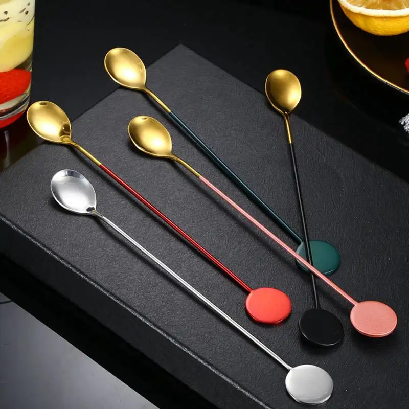 

Reusable Coffee Mixing Spoons Stainless Steel Coffee Stirrers Sticks For Beverages Hot Drink Tea Kitchen Party Picnic Supply