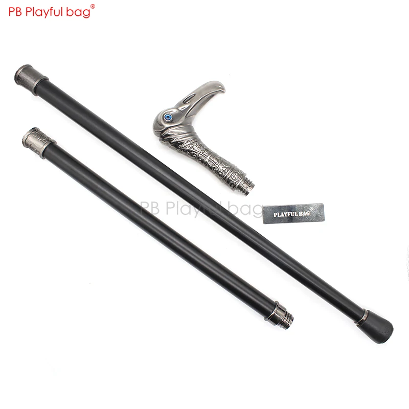 Высококачественная металлическая трость в виде головы убийцы HC97|Игровые фигурки