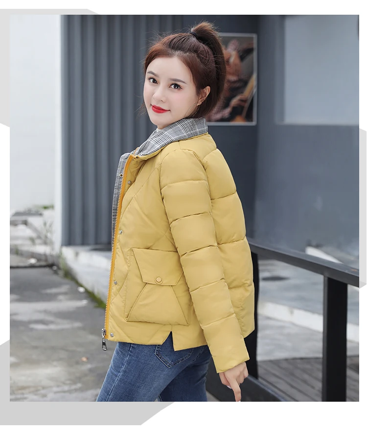 Tcyeek Winter Jacket Women Parkas Mujer Women's Down Cotton Jackets Feminine Hiver Warm Coat Fit Office Ladies Clothes 1986