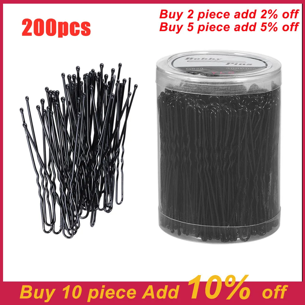 200 шт. U образные шпильки для волос|Шпильки и заколки волос| |