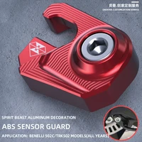 spirit beast motorcycle abs sensor guard before front and rear wheels abs sensor cover protector for benelli 502c trk 502