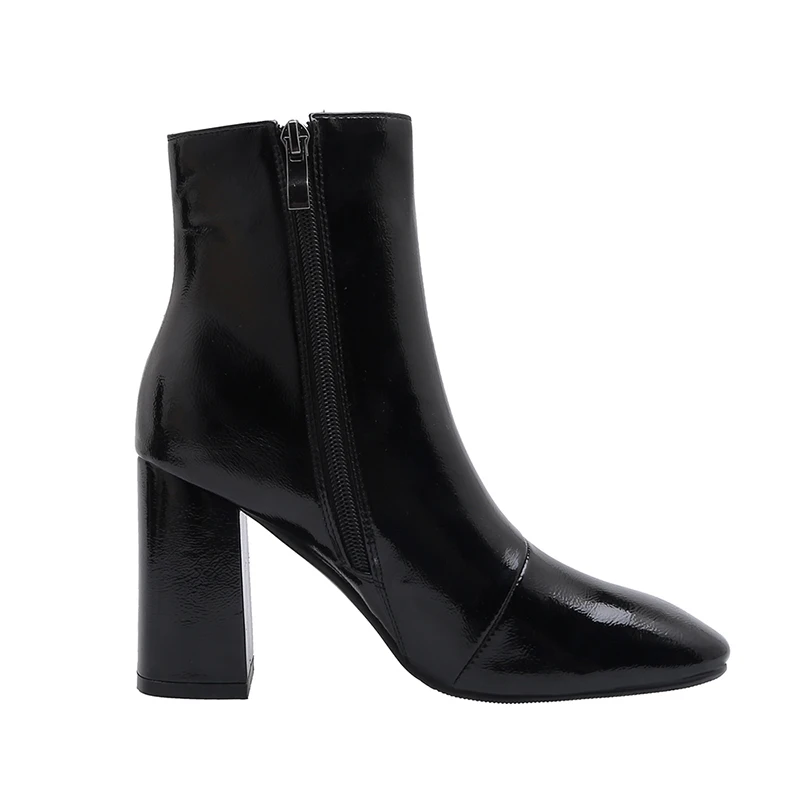 WETKISS/ботинки из искусственной кожи женские ботильоны женская обувь на высоком