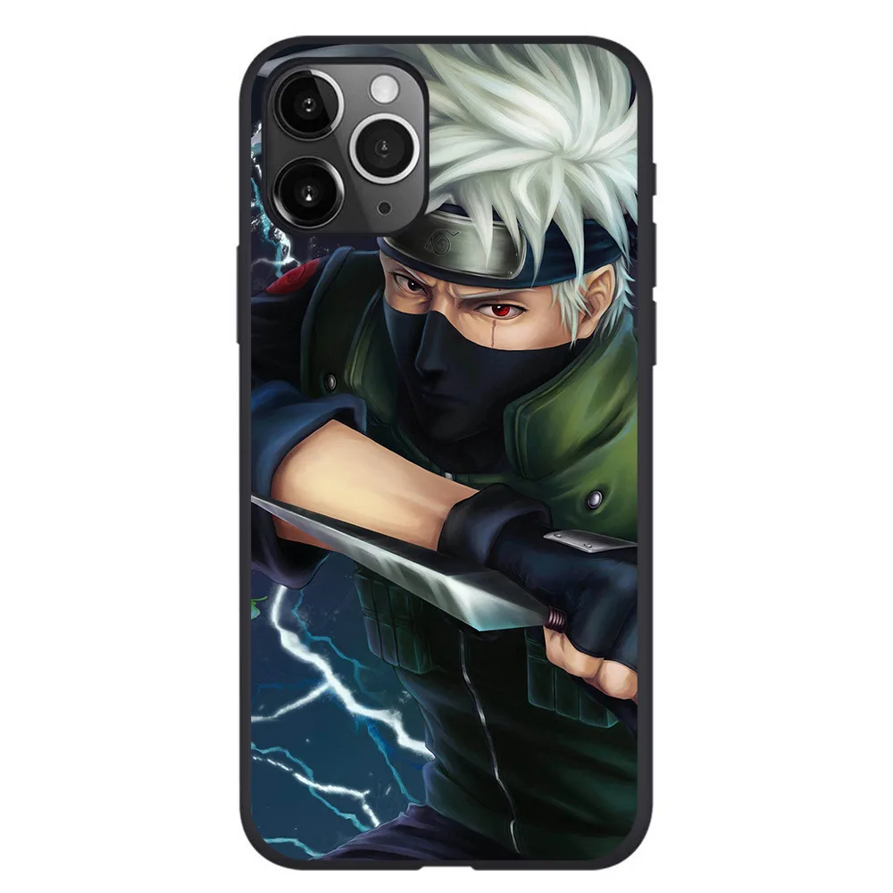 Японский мультфильм Итачи Наруто Саске Какаши чехол для iPhone 11 pro max Minato мягкий