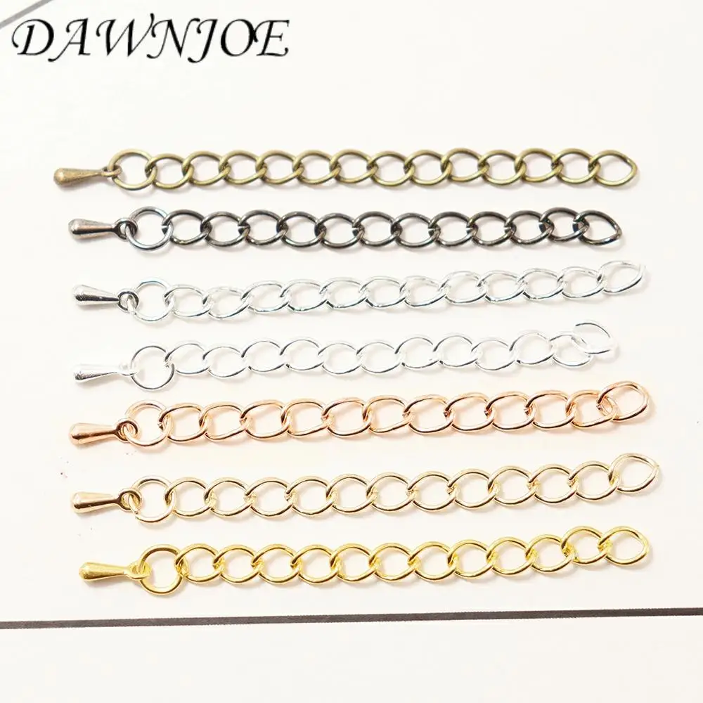 20 шт 50 мм 70 капли воды Конец Бусины с расширенным удлинителем Хвостовая цепь