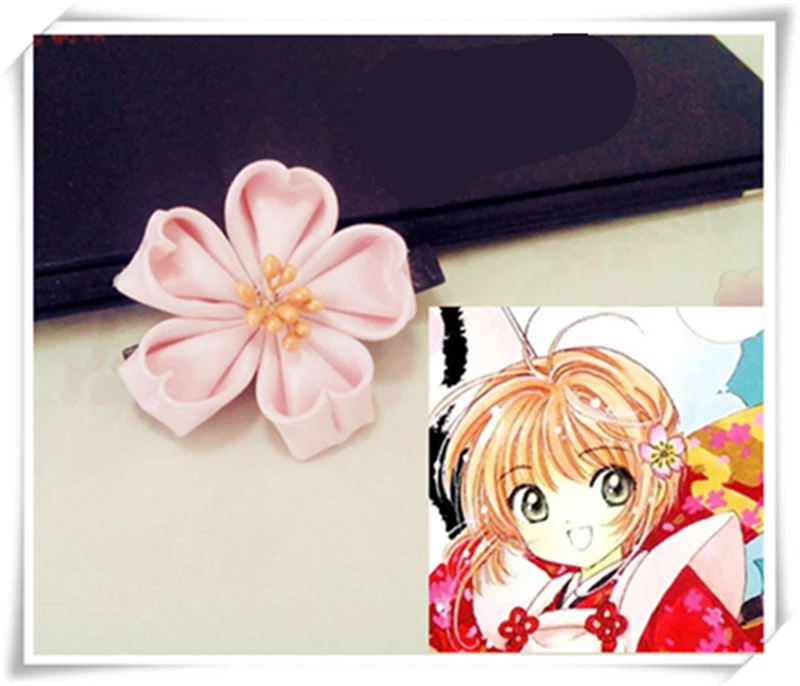 1 шт. японский стиль аниме Cardcaptor Sakura заколка для волос кимоно косплей костюм