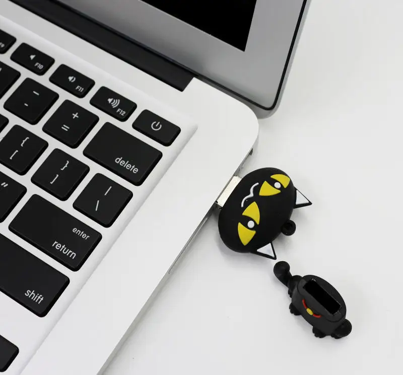 

cartoon animal pen drive 4GB 8GB 16GB 32GB 64GB 128GB cute black cat usb flash drive memory stick pen drive u stick