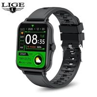 lige 2021 new smart watch men 1 69 inch full touch screen call reminder watch heart rate blood pressure sports smartwatch women