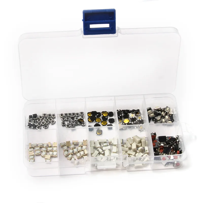 

200Pcs 10 Models Car Remote Control Tablet Mini Switch Key Press Tactile Push Button Switch