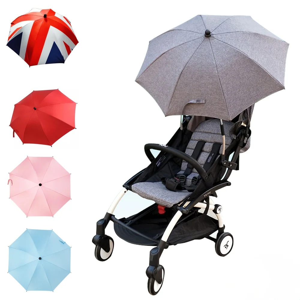 Universal 95% Baby Stroller Accessories UV Protection Umbrella 360 Degrees Adjustable Sunshade Sun Visor Canopy Cover