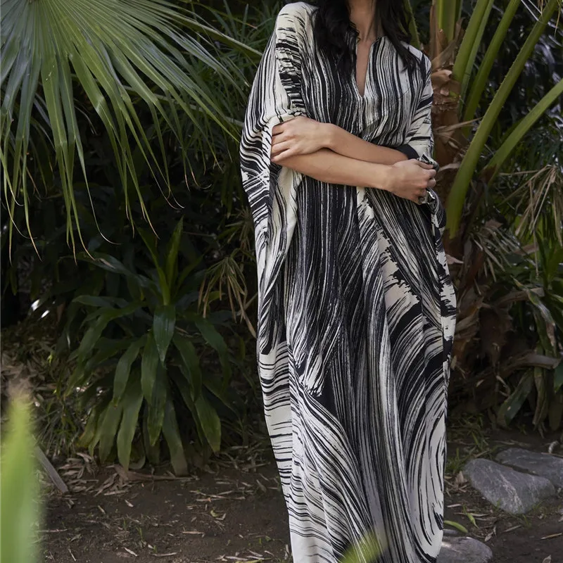 Накидка для плавания солнцезащитный кафтан пляжа женская туника женский