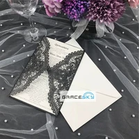 25pcs laser cut birthday wedding invitations cards european style lace design with text customized gold white black 25 colors