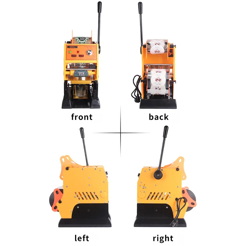 Машина для запечатывания молока чая коммерческая полуавтоматическая Компактная