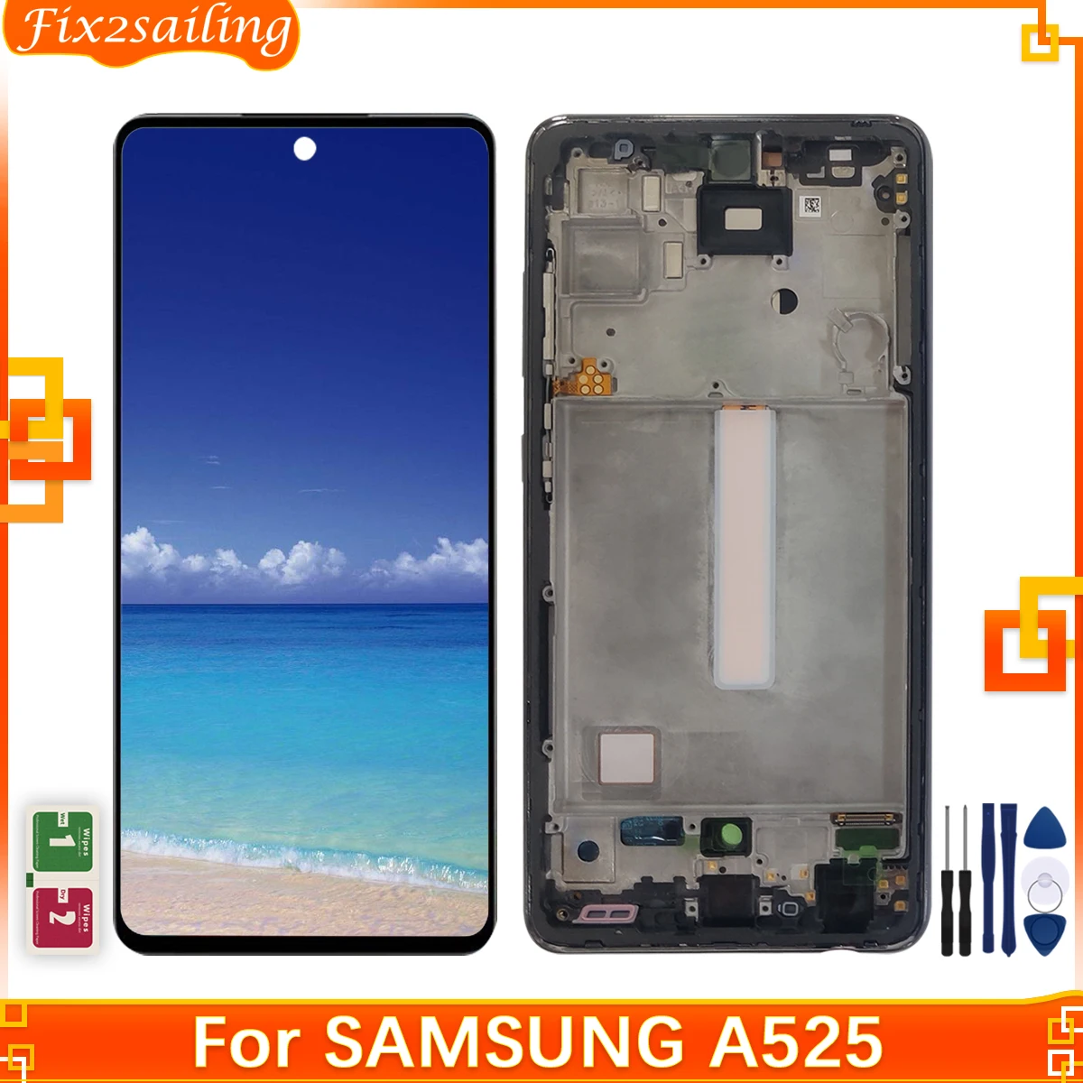 ЖК-дисплей для Samsung A52 4G A525 с сенсорным экраном Galaxy протестирован - купить по