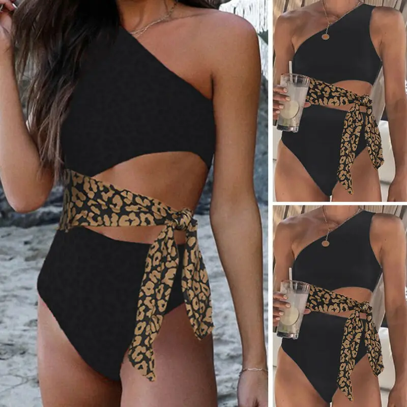 

Women Swimwear One Piece Swimsuit Monokini Belt Brazilian Bikini Bathing Summer