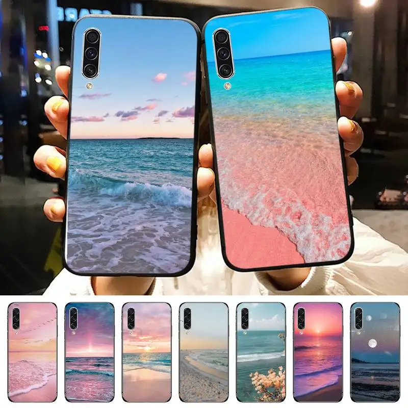 

Beach Summer Sea pattern Phone Case For Samsung galaxy A S note 10 7 8 9 20 30 31 40 50 51 70 71 21 s ultra plus