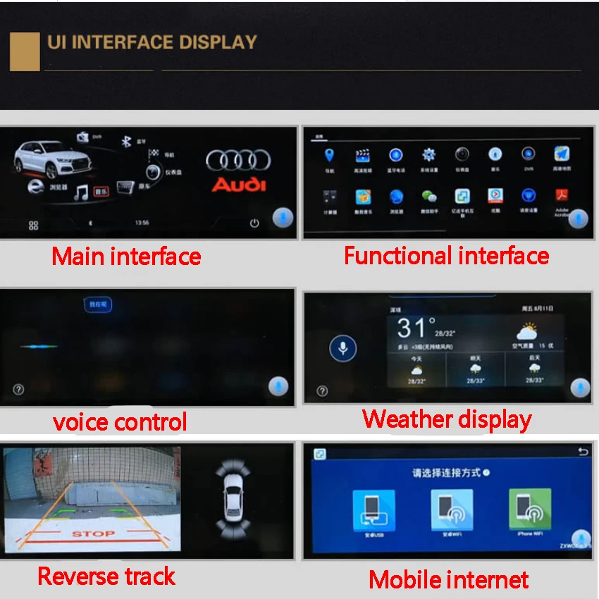 Krtabo Android автомобильный Радио мультимедийный плеер для Audi Q3 2013 2018 8 дюймов